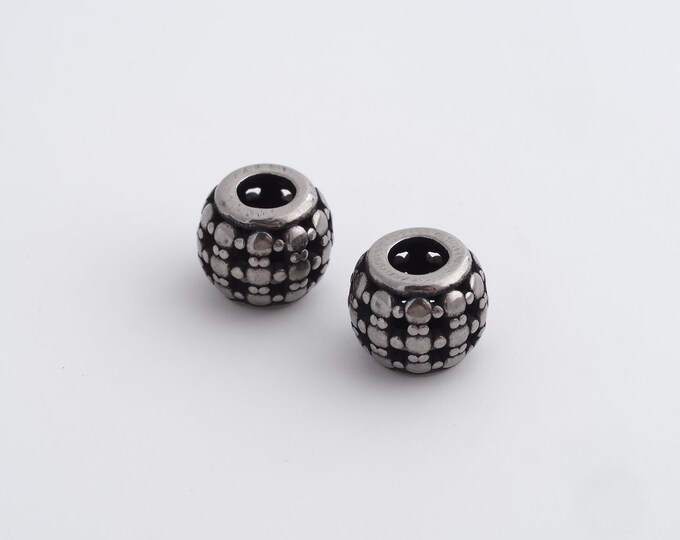 Retro Ball Beads,Retro Round Spacer Beads,Round Ball Beads,DIY Jewelry Accessories 9.8x8.2mm