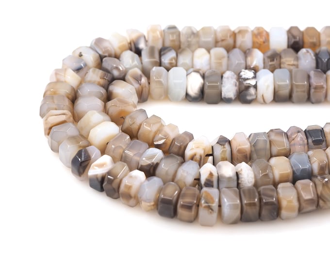 Rectangular Opal Chain, Square Opal Bead, Faceted Natural Stone Chain, Natural Stone Bead, DIY Bracelet Accessories, 15mm