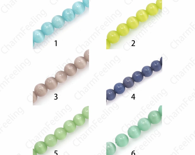 Lampwork Glass Beads,Ball Glass Beads,Ball Spacer Beads,Murano Glass Beads,DIY Beading Supplies,6/8/10/12mm