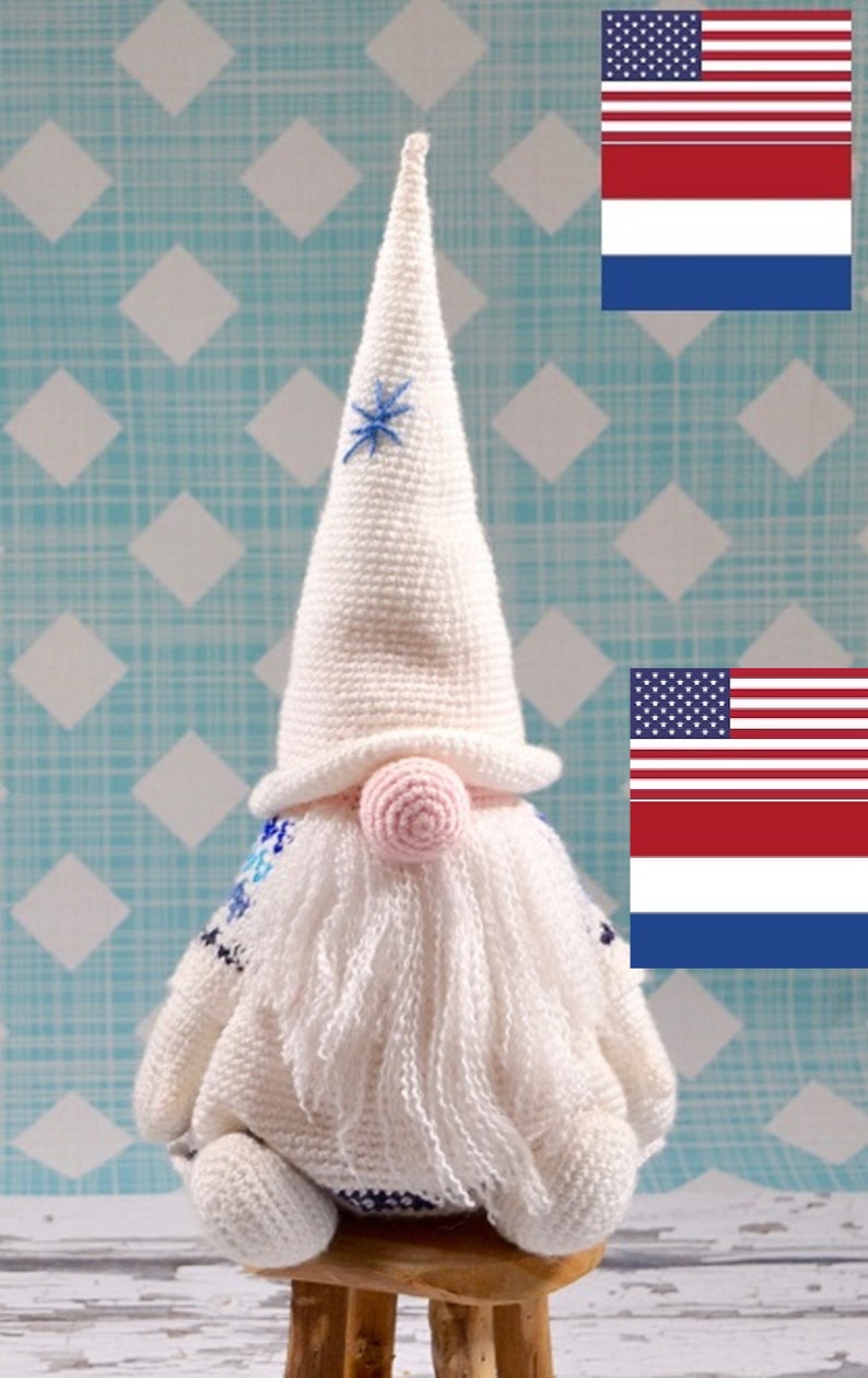 Patrón de crochet Tomte de invierno imagen 1