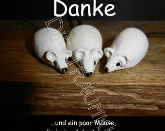 Danke Karte "Mäuse" TH0052