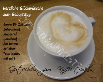 Geburtstagskarte "Tasse Herz"TA0051