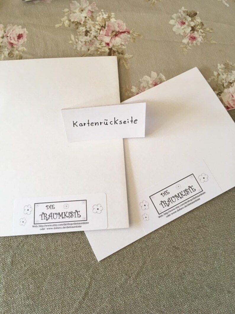 Porzellanhochzeit Karte Tassen RosenherzTD0093 | Etsy