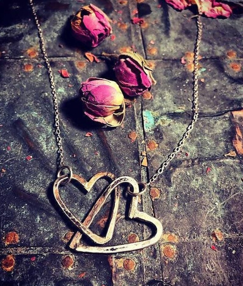 Friendship Pendant Familyjewelry Silver Silverpendant Heart Gift for her Valentine Love Necklace