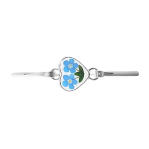 Forget-Me-Not Bracelet, Small Heart, Transparent