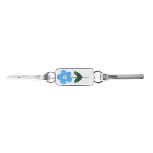 Forget-Me-Not Bracelet, Small Rectangle, Transparent