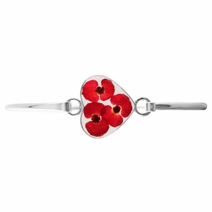 Crown of Thorns Bracelet, Medium Heart, Transparent