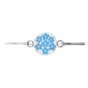 Forget-Me-Not Bracelet, Medium Circle, Transparent
