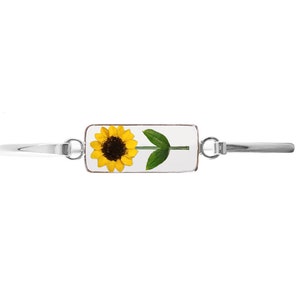 Sunflower Bracelet, Medium Rectangle, Transparent