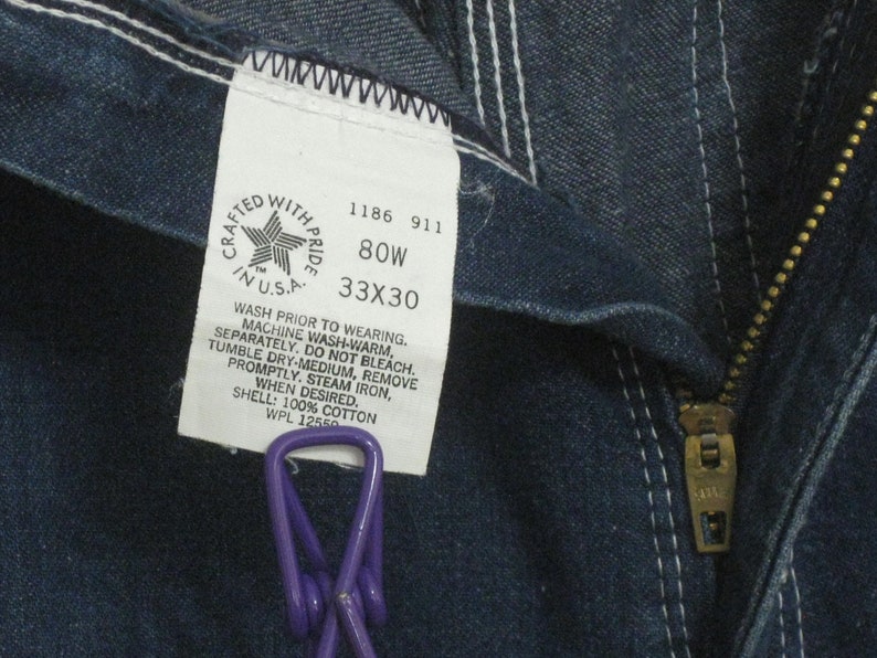 1980s Carhartt Jeans Carpenter Pants Size 32 Union Made USA