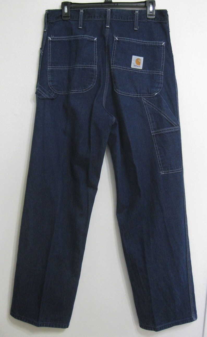 1980s Carhartt Jeans Carpenter Pants Size 32 Union Made USA