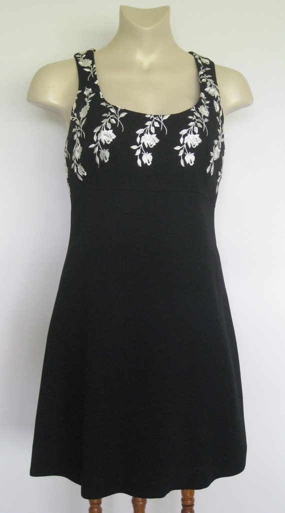 Black Dress Nicole Miller 1990s