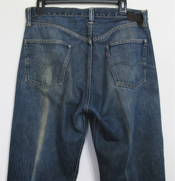1950s Levis 501Z Jeans Big E True Vintage American