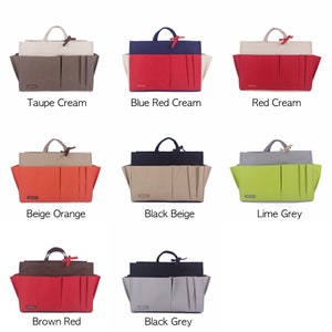 Waterproof sturdy bag liner organiser, large size. Lightweight and perfect for any bags with 11 compartments. Protect your inner handbags from liquid stains and keep everything visible-neatly arranged. Dimensions: L.25 x h.18 x w.12cm. High Quality.