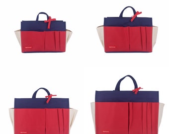 For LE PLIAGE Energy Green City LGP Xtra, Le Foulonné, Mailbox Bags - Waterproof Sturdy Bag Liner Organiser - 11 Compartments, 18 Colours