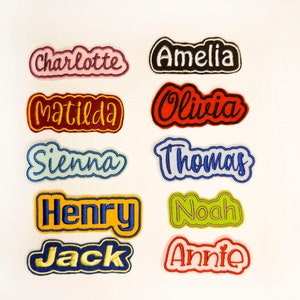 Custom Embroidered Name Patches In A Variety Of Colors - Temu