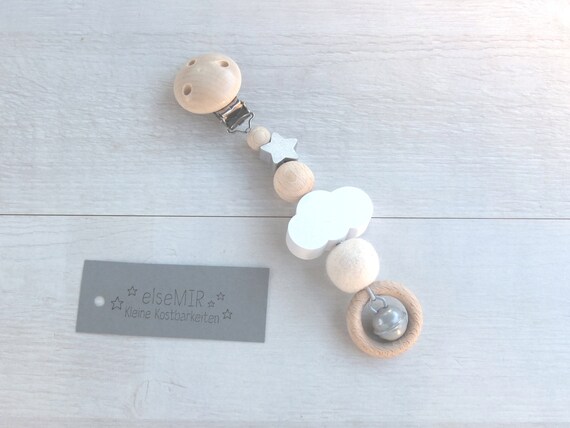 Stroller Pendant Cloud Silver Stroller Chain Felt Stroller Etsy