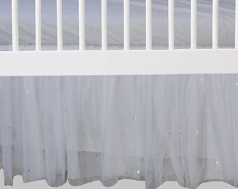 mini ruffle crib skirt