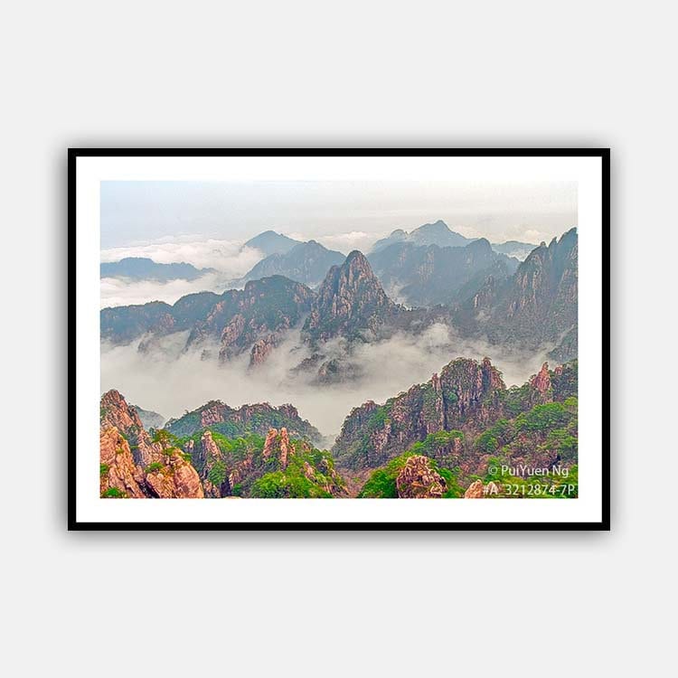 Beautiful Scenery of Huangshan Mountain, Wall Art, Huangshan Photographs, Wall Art, Art Prints, Asia Photographs