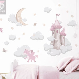 Prinzessin Kinderzimmer Wandtattoo Prinzessin Zimmer Etsy