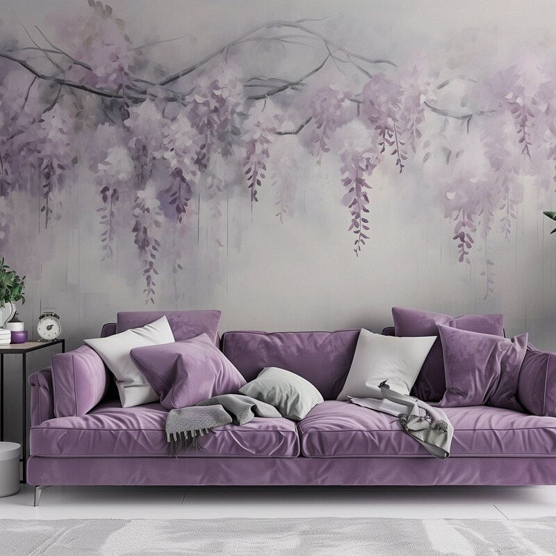 Wisteria Wall Decal - Etsy