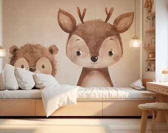 Animals wall murals