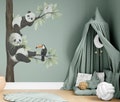 Adorable Panda Bear Wall Decal for Kids Bedroom Decor - Animal Wall Sticker product logo