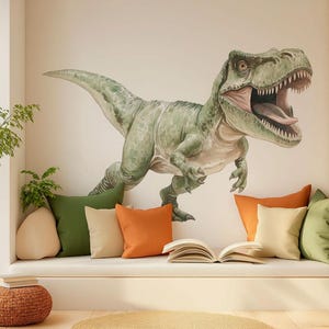 SUPERDANT 3D Dragon Wall Decals - 15 Pc Pterosaur Sticker Set, Peel & Stick Nursery Decor For Kids Room - View #14