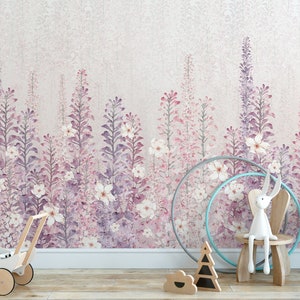 BLOSSOM / Papel pintado de flores, mural de pared botánico, decoración habitación infantil imagen 6