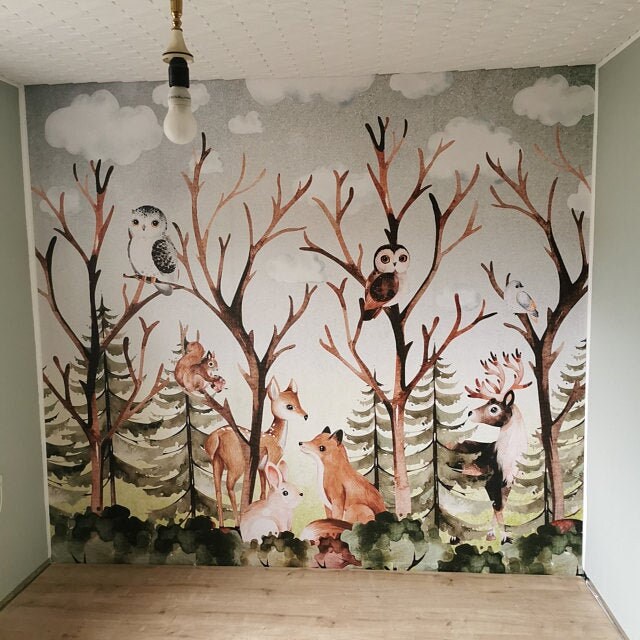 Forest Themed Wall Mural – My Wonderful Walls