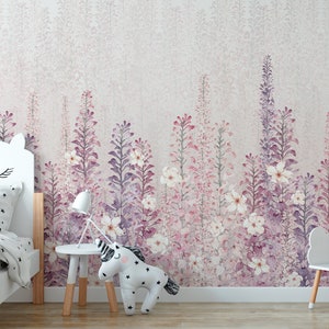 BLOSSOM / Papel pintado de flores, mural de pared botánico, decoración habitación infantil imagen 4