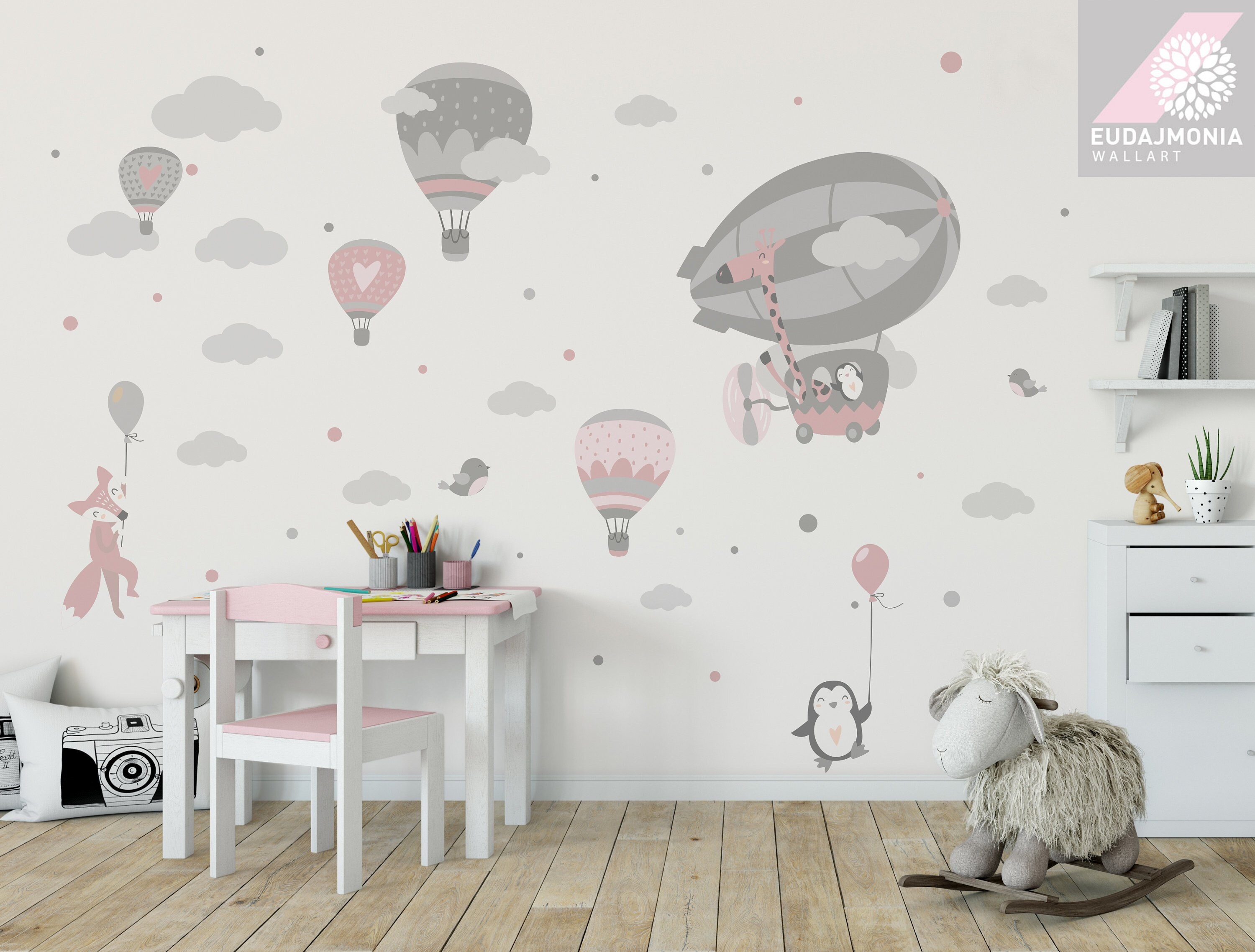 Madras24 Stickers Muraux Pour Enfants Stickers Chambre Bebe Ballon Ballons Nuages Autocollant Chambre Denfant Decoration Decorations Murales Stickers Muraux Bhattbros Com