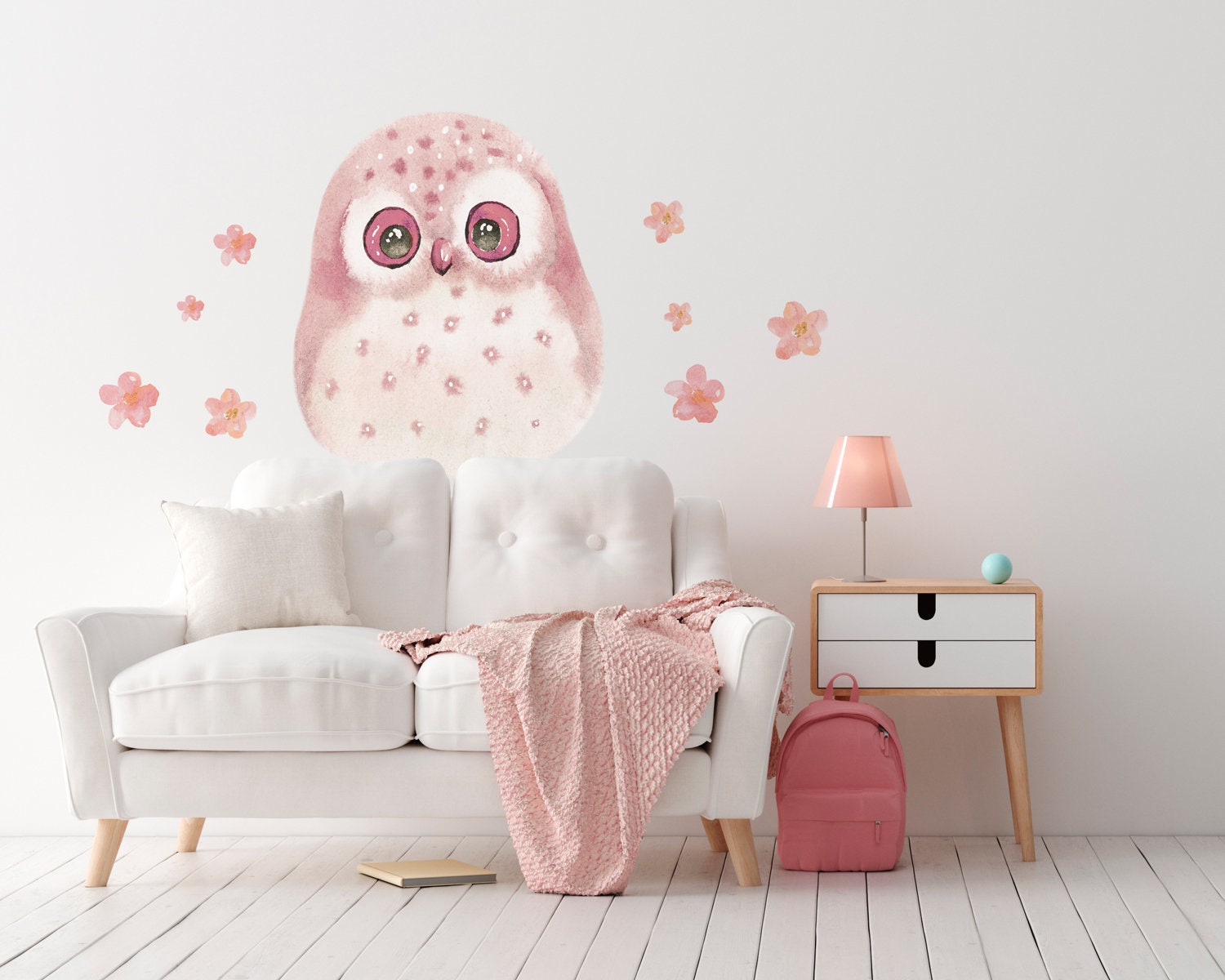 Magical Tree 2 Hojas De Pegatinas De Pared Con Dibujos De Animales En La  Habitación Cuadro Oleo, image size:1500x1200