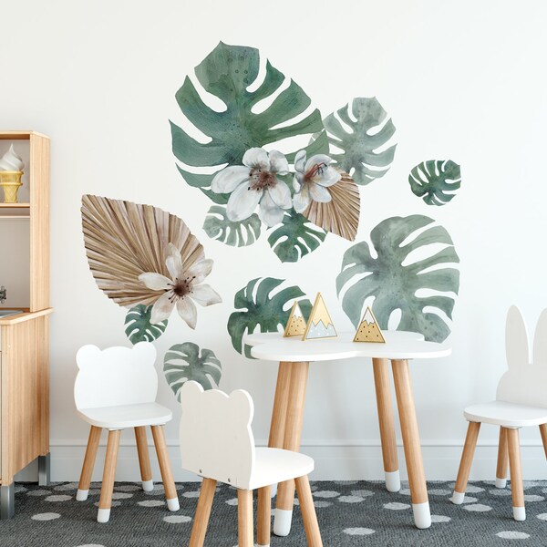 Tropical Wall Decal Etsy