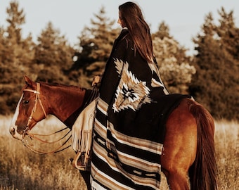 Mexikanische Decke - Mexikanischer Teppich - Indianerteppich - Boho Decke - Ethno Teppich - Yoga Teppich - Navajo Teppich - Boho Teppich