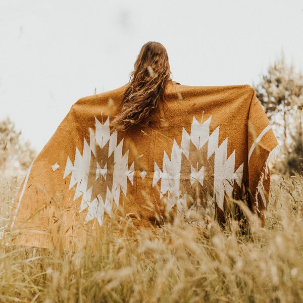 MEXICAN INSPIRED RUG | Modern Blanket | Ethnic Patterns Rug | Antique Blanket | Original Design The Wild Whispers Culiacan Blanket