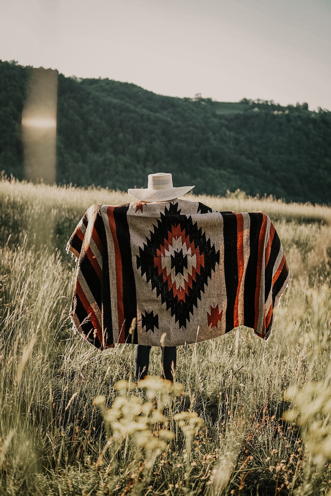 Couverture Mexicaine Tapis Mexicain Tapis amérindien Etsy