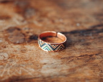 NATIVE STYLE RING| Long Lasting Cuff | Best Ethnic Jewelry | Southwest Ring| Native American Handmade Aztec Wilderness Ring