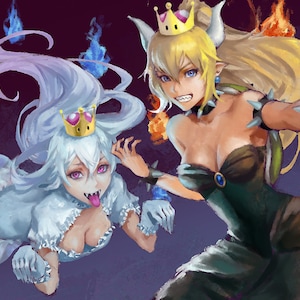 Bowsette & Boosette