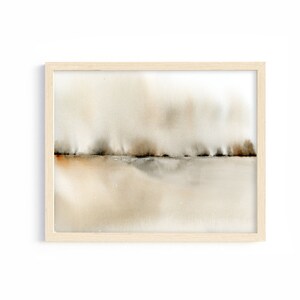 wall art printable, neutral print, minimalist print, ocean art print, sunset art, kitchen decor, minimal wall art, brown print, yellow print