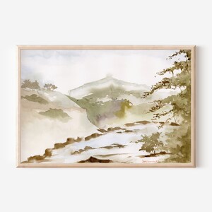 Decoração de parede para impressão a partir da minha pintura original em aquarela, que pode ser impressa em diferentes tamanhos, conforme indicado na descrição