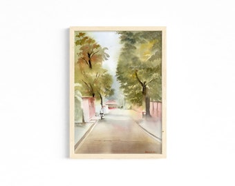 Druckbare Wandkunst von der originalen Malerei 300 dpi hochauflösende herunterladbare Kunst