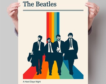 Beatles Poster Etsy
