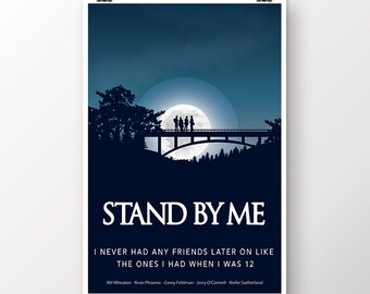 STAND BY ME QUOTE MOVIE POSTER FILM A4 A3 ART PRINT CINEMA