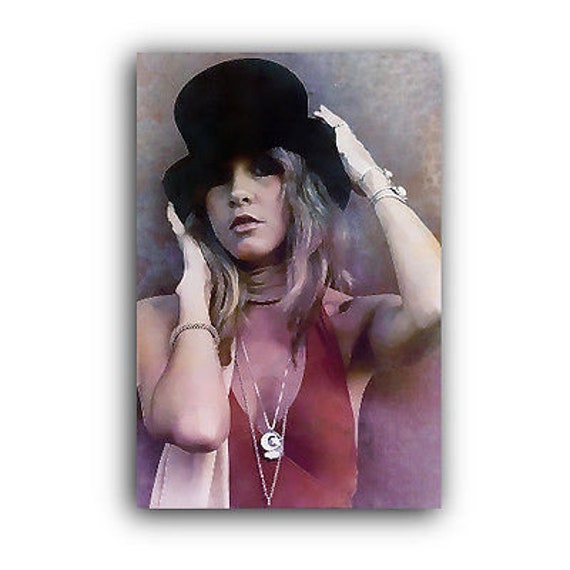 Stevie Nicks Canvas Wall Art Print Etsy