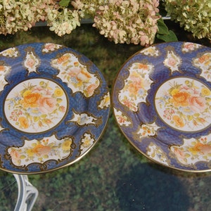 Pair of Collectible - &quot;Staffordshire Pattern&quot; - Tin Museum Plates