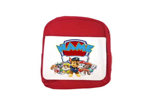 personalised paw patrol bag