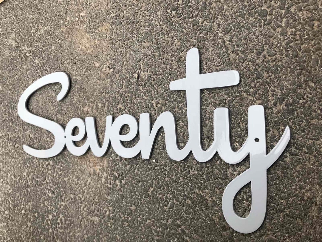 Cursive House Numbers Home Address Sign Street Sign Etsy