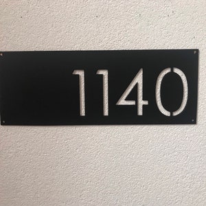 House Number, Address Sign, Customize Address, Metal House Number, Door Number, Number Sign, Modern Address Plaque, Address Numbers