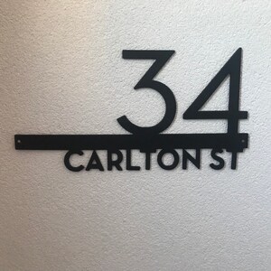 Numéros de maison, Plaque de numéro de maison, Numéros de maison modernes, Plaque d'adresse en métal, Plaque d'adresse, Plaque de rue personnalisée, Panneau dièse, Plaque de rue